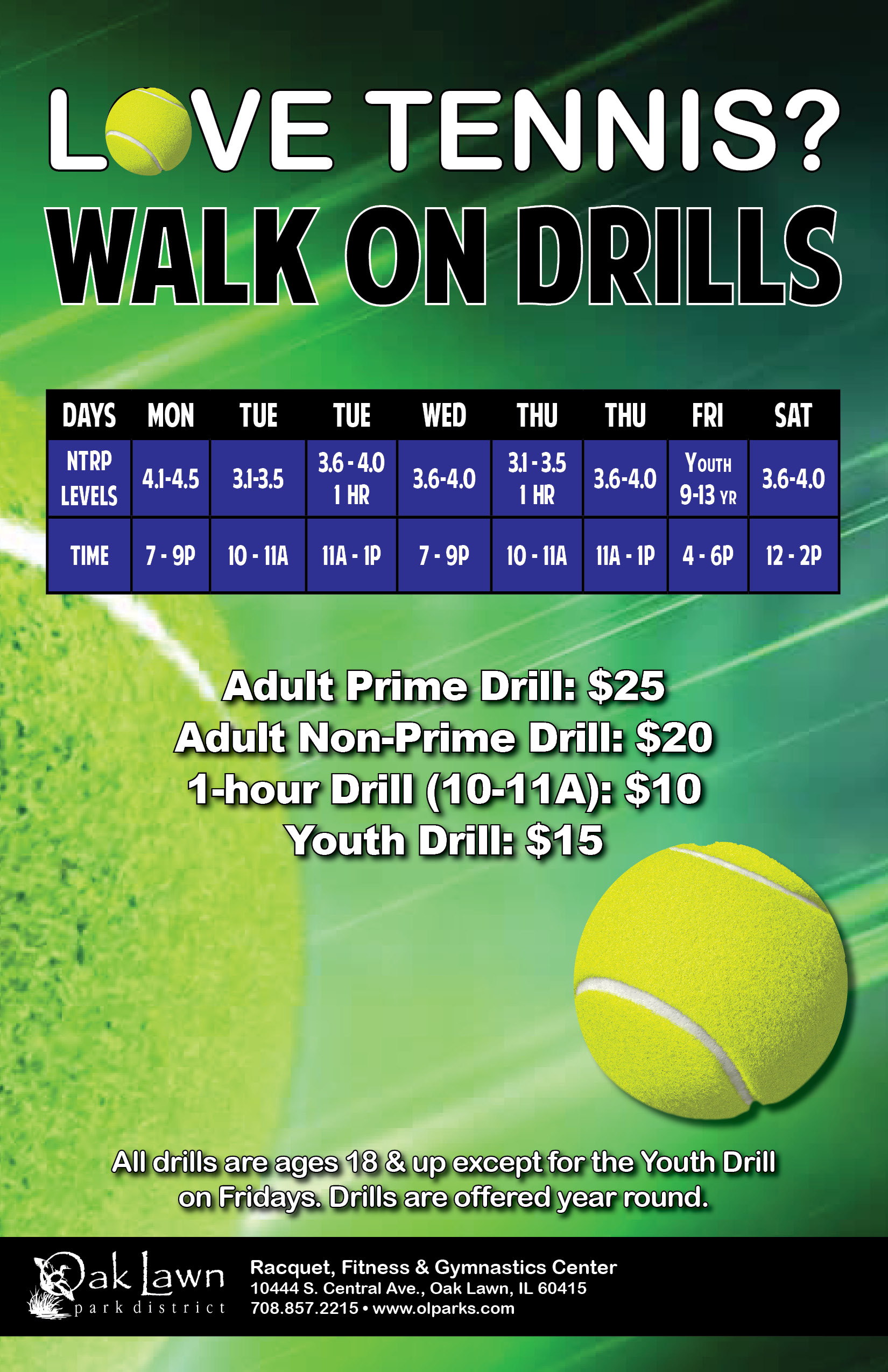Drill Play Poster Spring 2018