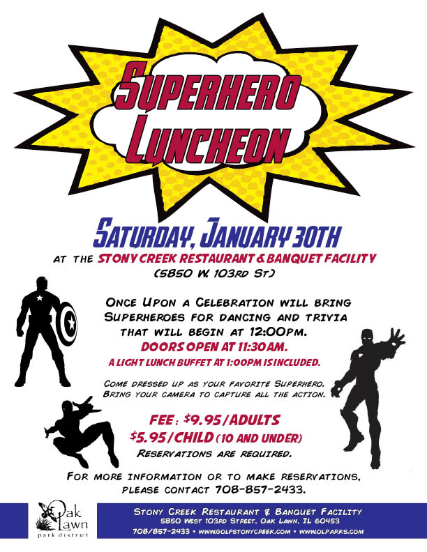 Superhero Luncheon 2016 Flier
