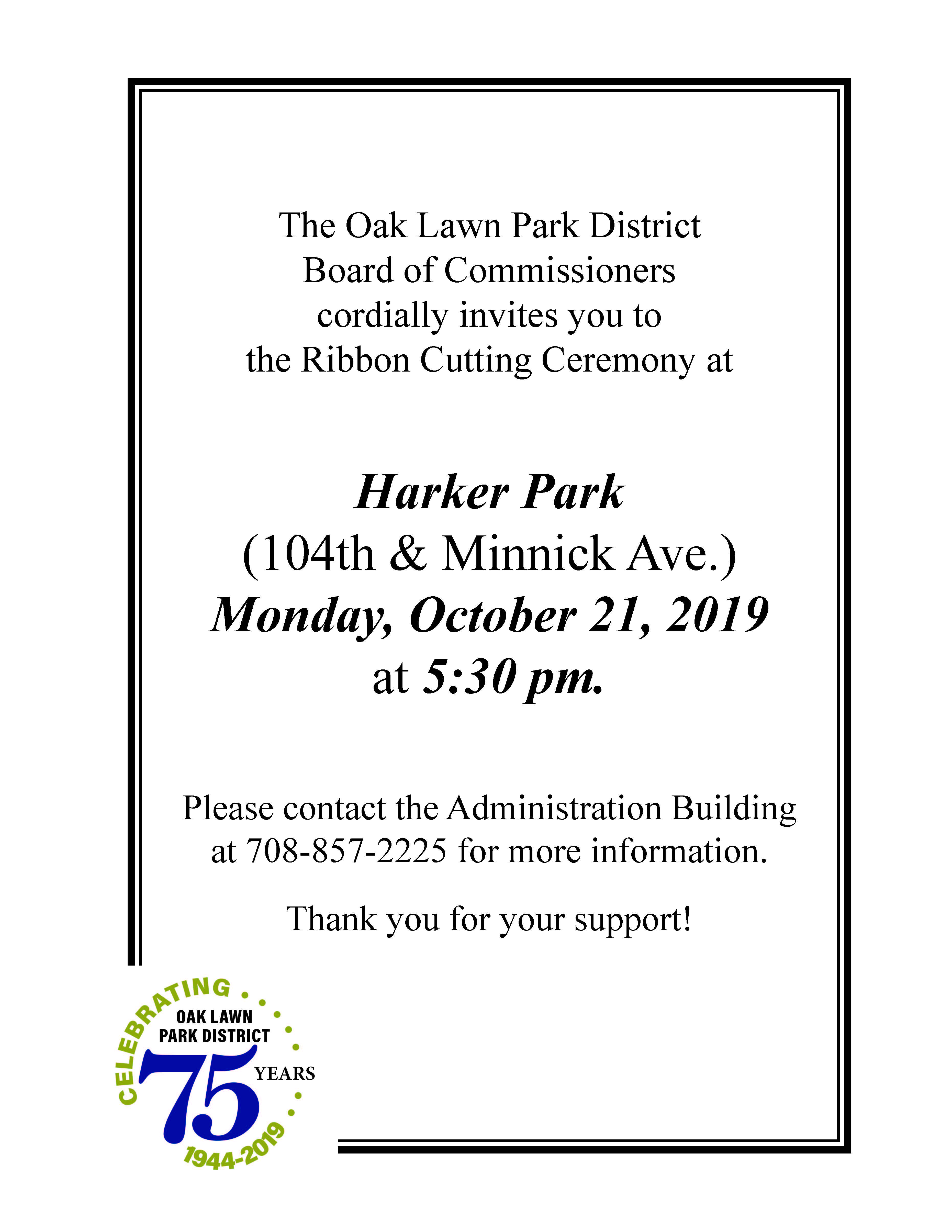 HarkerParkRibbonCutting