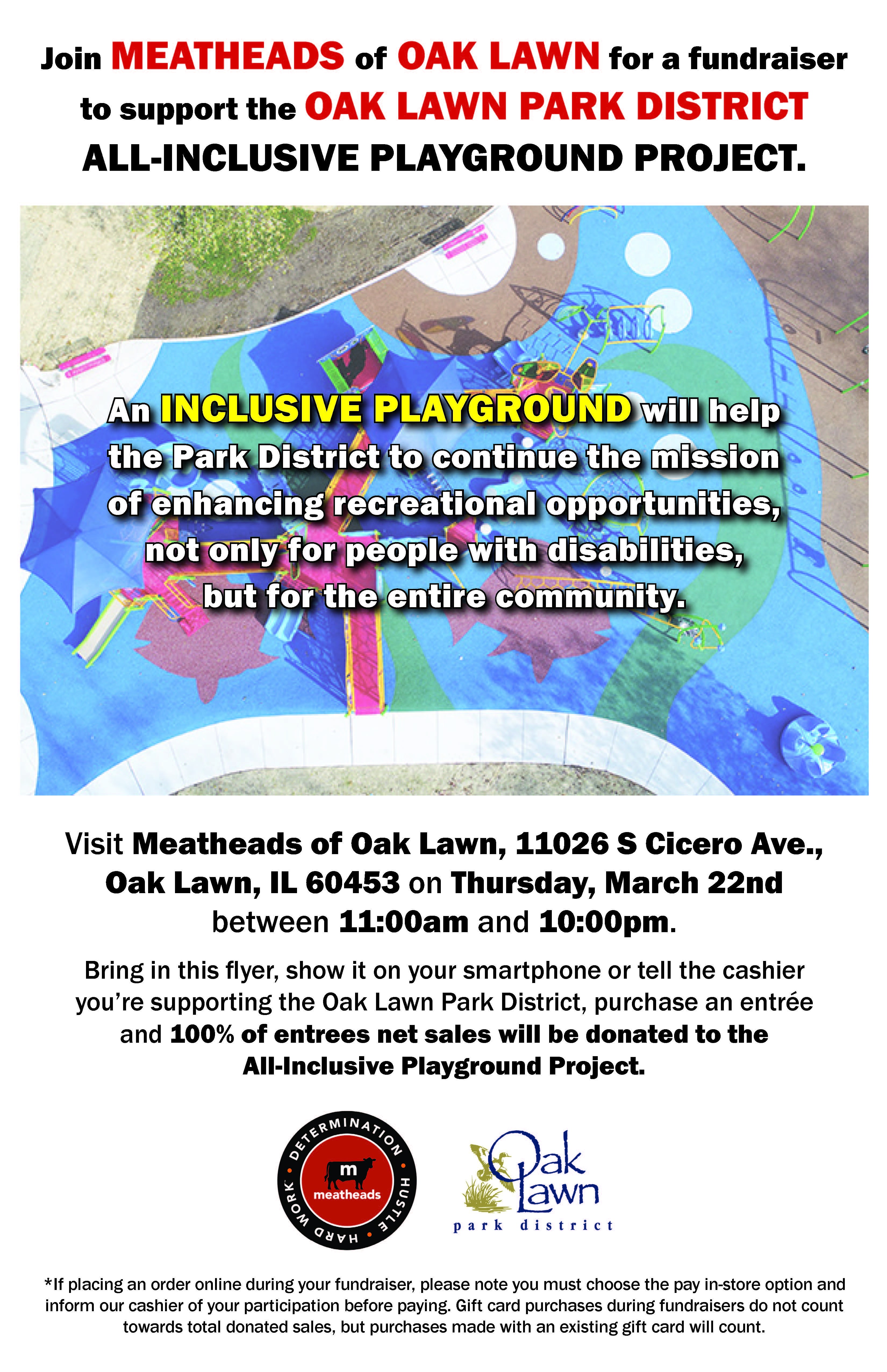 Meatheads Fundraising Poster 2018