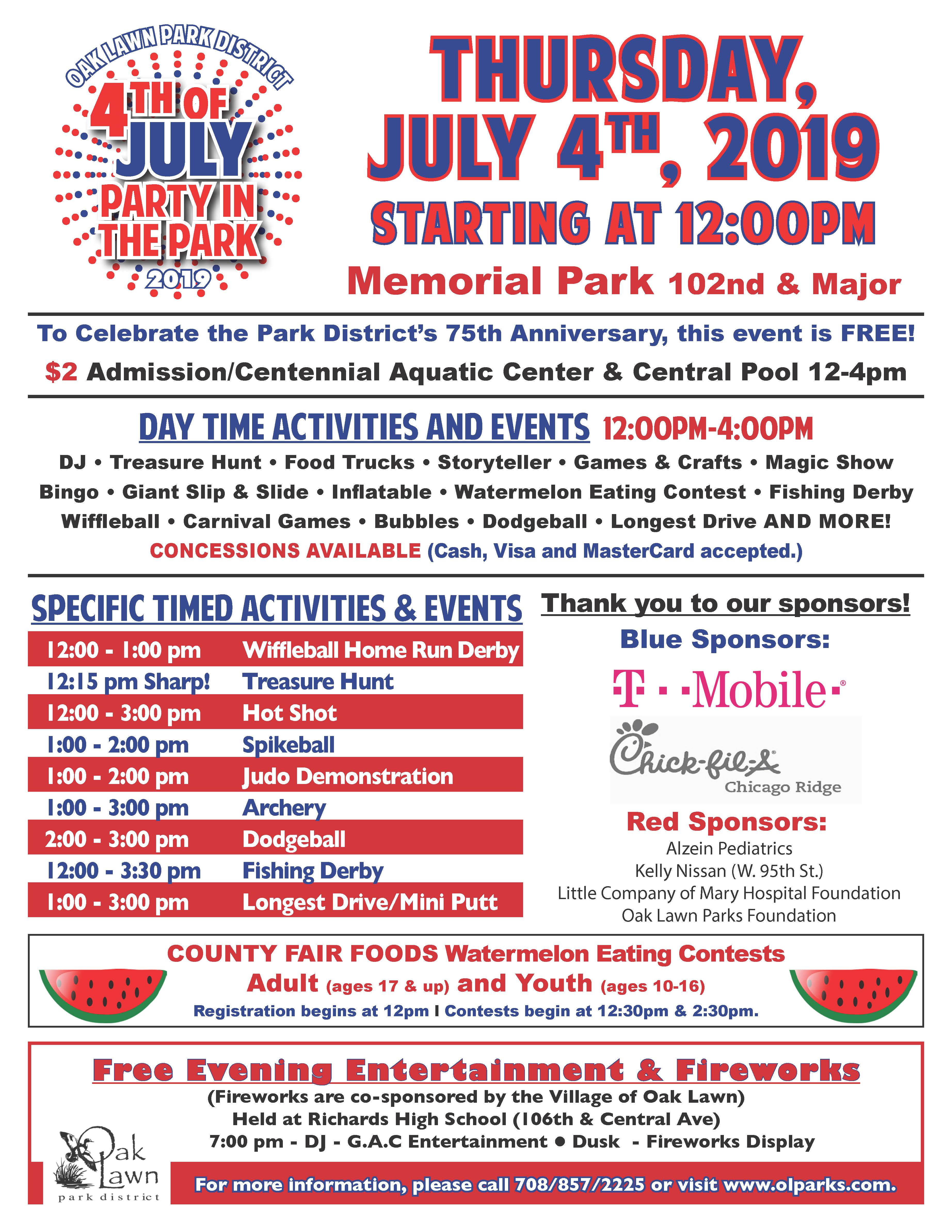 Scheduler Flier and Map Double sided 2019 Page 1